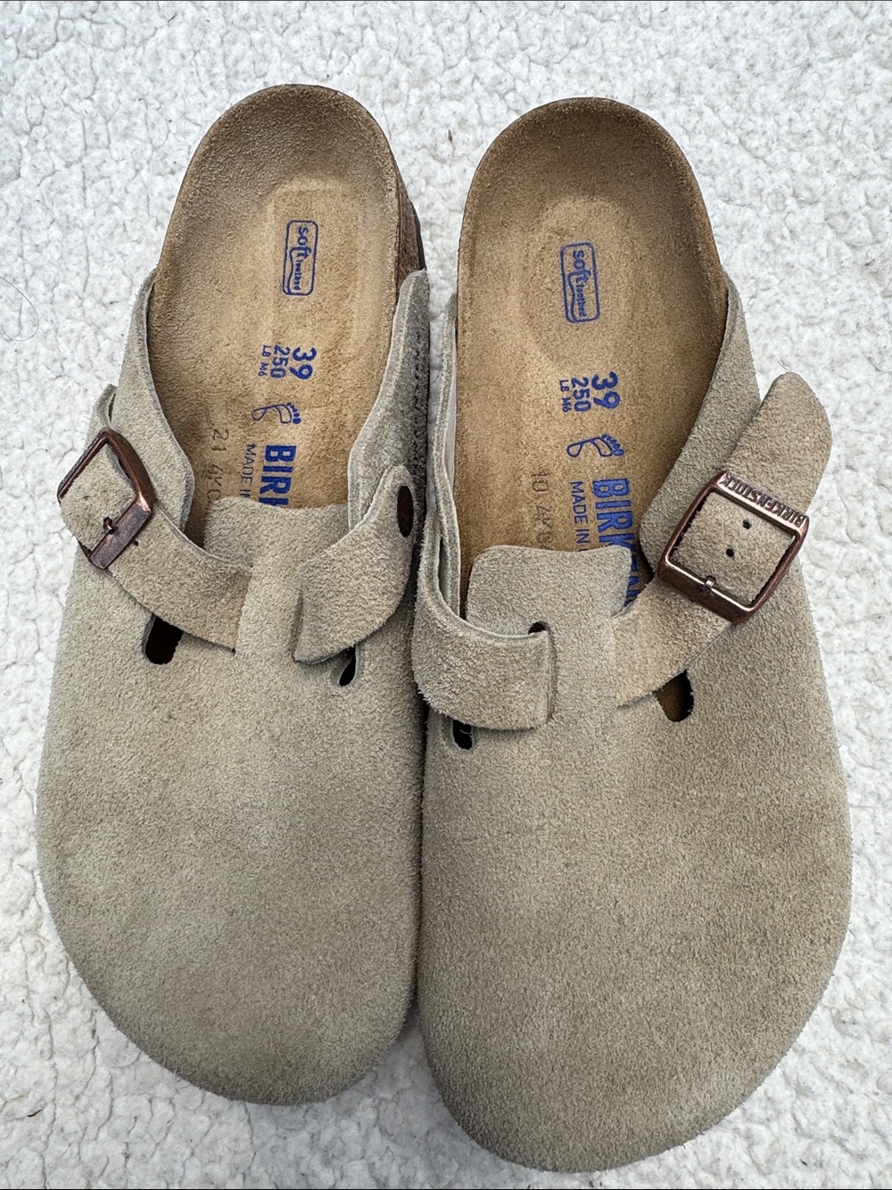 Birkenstock Boston clogs, size 39
